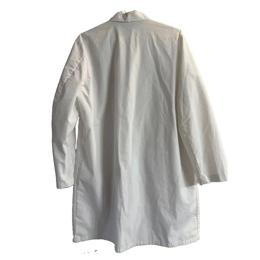 White Lab Coat Uniform Size 44 Made in USA 24.5